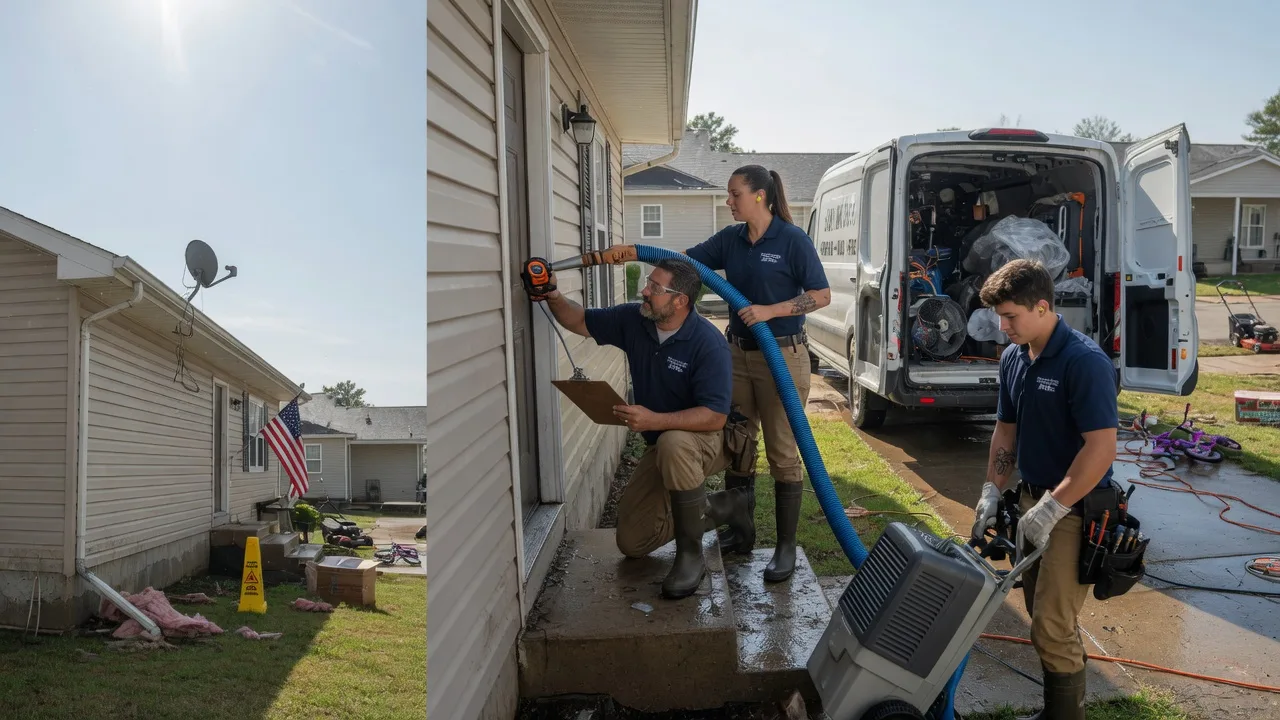 Ceiling Water Damage Restoration in Glenmora, LA near me